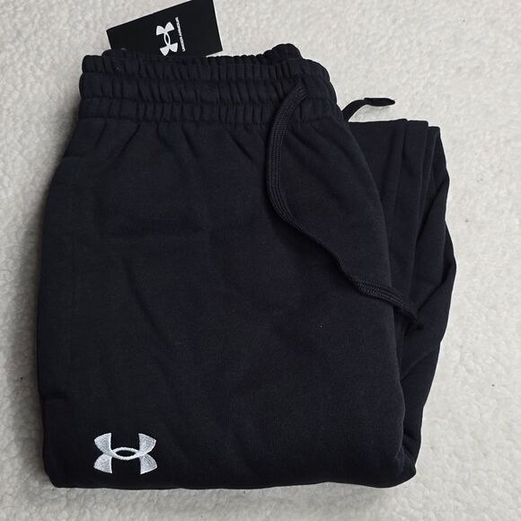 708 NWT Men's UA Rival Fleece Pants regular Inseam: 31.25" - Picture 3 of 4